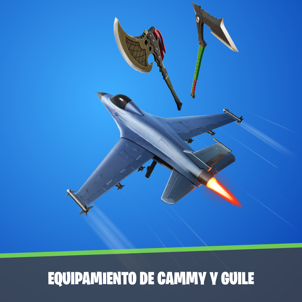 EQUIPAMIENTO DE CAMMY Y GUILE
